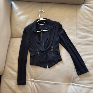 Never worn WHBM size 00 black utility style blazer